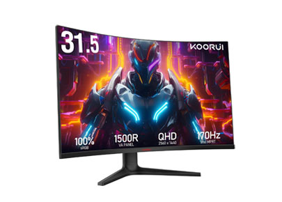 Monitor de jogos de 31,5 "
170Hz QHD